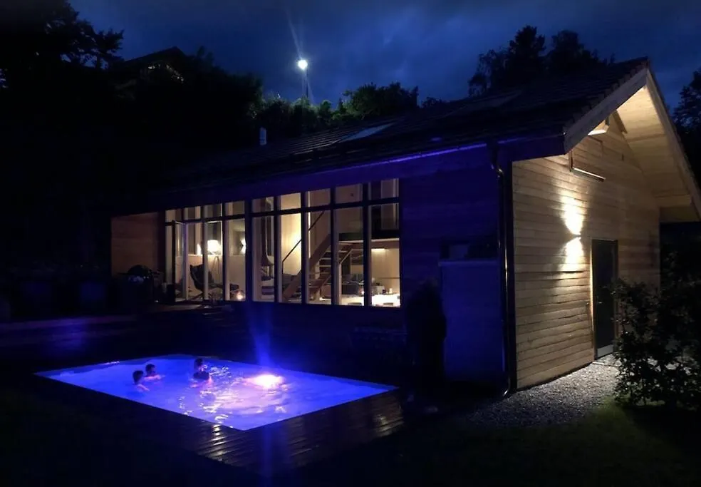 Chalet Neu: Alpen-Chalet Seekarblick Mit Pool Lenggries
